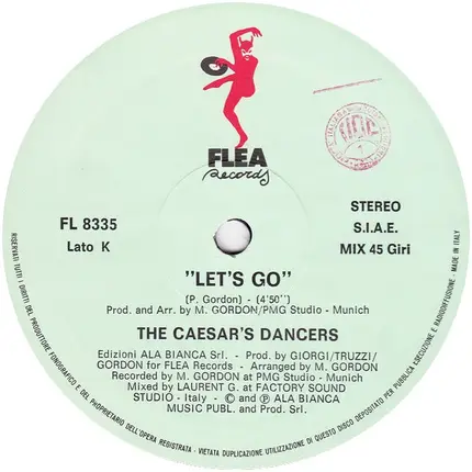 The Caesar's Dancers - Let's Go / Chinese Bang (Remix)