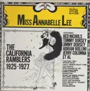 LP - The California Ramblers - Miss Annabelle Lee 1925-1927