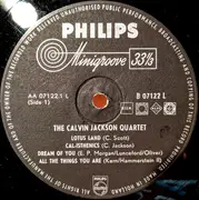 LP - The Calvin Jackson Quartet - The Calvin Jackson Quartet