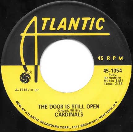 The Cardinals - The Door Is Still Open  /  Misirlou