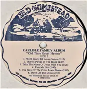 LP - The Carlisles Featuring Cliff Carlisle And Bill Carlisle - Carlisle Family Album (Old Time Great Hymns)