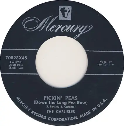 The Carlisles - Goo-Goo Da Da (Baby Latin Meaning "Daddy")