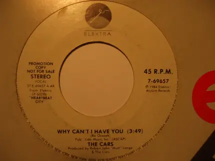 The Cars - Why Can't I Have You