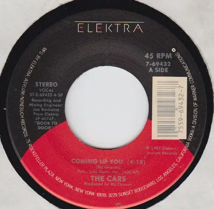 The Cars - Coming Up You