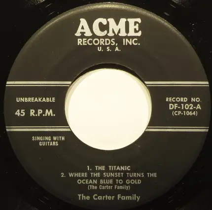 The Carter Family - The Titanic