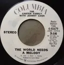 7inch Vinyl Single - The Carter Family With Johnny Cash - The World Needs A Melody