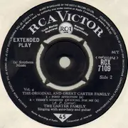 7inch Vinyl Single - The Carter Family - The Original And Great Carter Family Vol. 4 - EP, Mono
