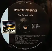 LP - The Carter Family - Country Favourites