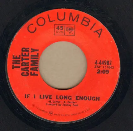 The Carter Family - If I Live Long Enough