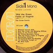 LP - The Carter Family - 'Mid The Green Fields Of Virginia = 永遠のカーター・ファミリー - Mono