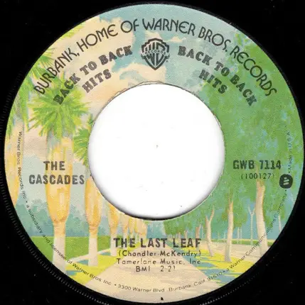The Cascades - Rhythm Of The Rain / The Last Leaf