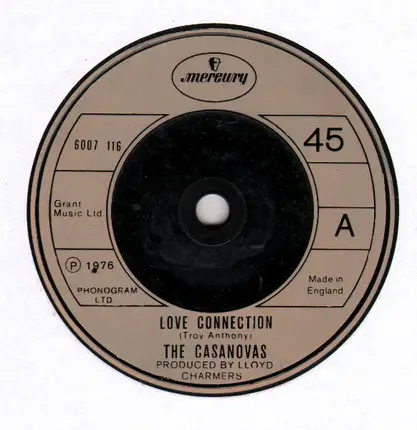 The Casanovas, Reuben Bell & The Casanovas - Love Connection / Love Charm
