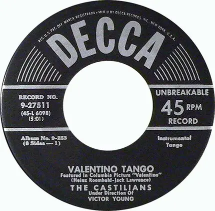 The Castilians - Valentino Tango