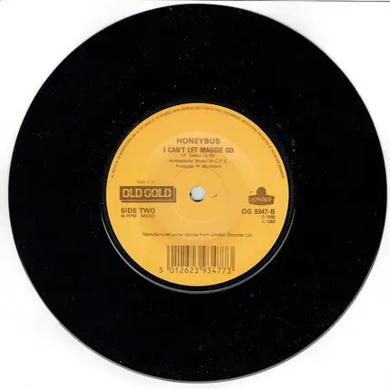 The Casuals / Honeybus - Jesamine  /  I Can't Let Maggie Go