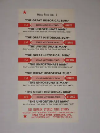 The Chad Mitchell Trio - The Great Historical Bum / The Unfortunate Man