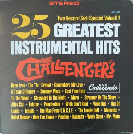 The Challengers - 25 Greatest Instrumental HIts