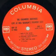 Double LP - The Chambers Brothers - Love, Peace And Happiness / Live At Bill Graham's Fillmore East