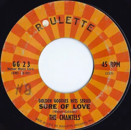 Every Night (I Pray) / Sure Of Love - The Chantels | 7inch