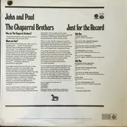 LP - The Chaparral Brothers - Just For The Record