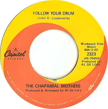 The Chaparral Brothers - The Rain / Follow Your Drum
