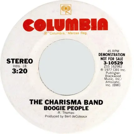 The Charisma Band - Boogie People