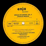 LP - The Charles Mingus Quintet Featuring Eric Dolphy - Mingus In Europe Volume II - +Obi, Insert