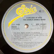 LP - The Charlie Daniels Band - A Decade Of Hits