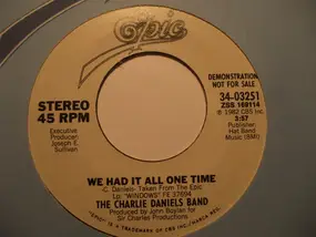 The Charlie Daniels Band - We Had It All One Time
