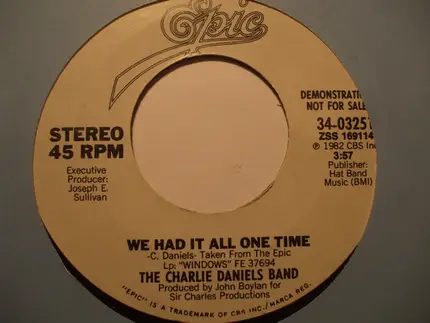 The Charlie Daniels Band - We Had It All One Time