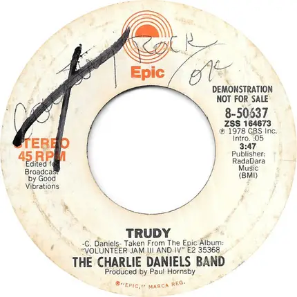 The Charlie Daniels Band - Trudy