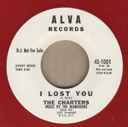 The Charters - I Lost You / My Little Girl