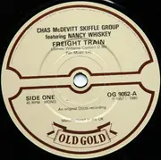 7inch Vinyl Single - The Chas McDevitt Skiffle Group Featuring Nancy Whiskey - Freight Train / Greenback Dollar - Mono
