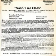 7inch Vinyl Single - The Chas McDevitt Skiffle Group Featuring Nancy Whiskey - Nancy & Chas - EP
