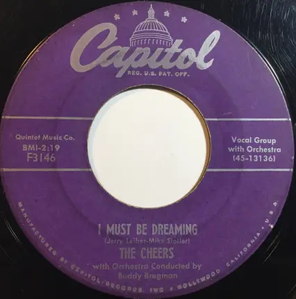 The Cheers - I Must Be Dreaming / Fancy Meeting You Here