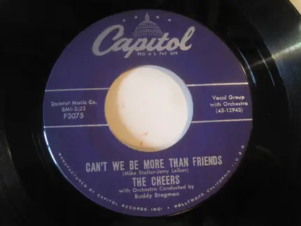 The Cheers - Blueberries / Can't We Be More Than Friends