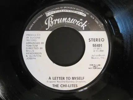 The Chi-Lites - A Letter to Myself