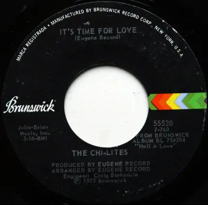 The Chi-Lites - Here I Am / It's Time For Love