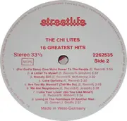 LP - The Chi-Lites - 16 Greatest Hits