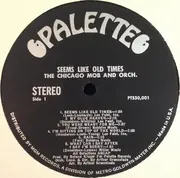 LP - The Chicago Mob And Orchestra - Seems Like Old Times