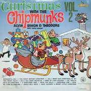 LP - The Chipmunks : Alvin, Simon And Theodore With David Seville - Christmas With The Chipmunks Vol. 2 - Mono