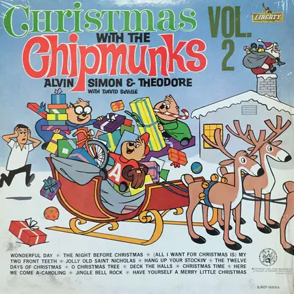 The Chipmunks : Alvin, Simon And Theodore With David Seville - Christmas With The Chipmunks Vol. 2