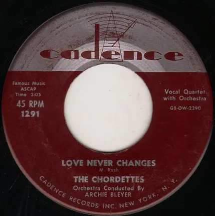 The Chordettes - Born To Be With You / Love Never Changes
