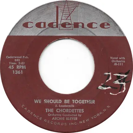 The Chordettes - No Other Arms, No Other Lips