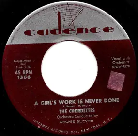 The Chordettes - A Girl's Work Is Never Done