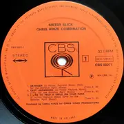 LP - The Chris Hinze Combination - Sister Slick - Orange Labels
