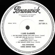 LP - The Chris Ibenez Trio - The Swingin' Chris Ibenez Trio Likes Garner