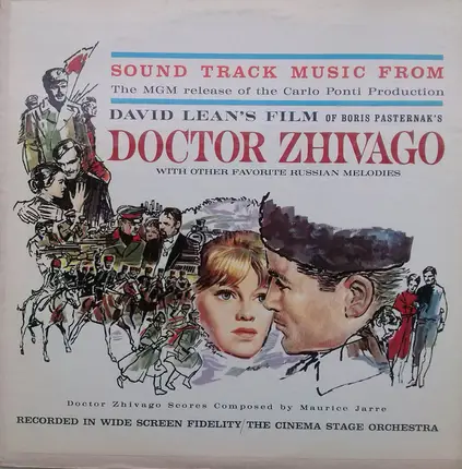The Cinema Sound Stage Orchestra - Sound Track Music From Doctor Zhivago
