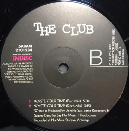 The Club - Waste Your Time