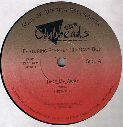 The Clubheads - Take Me Away