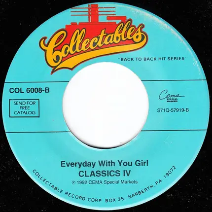 The Classics IV - Traces / Everyday With You Girl